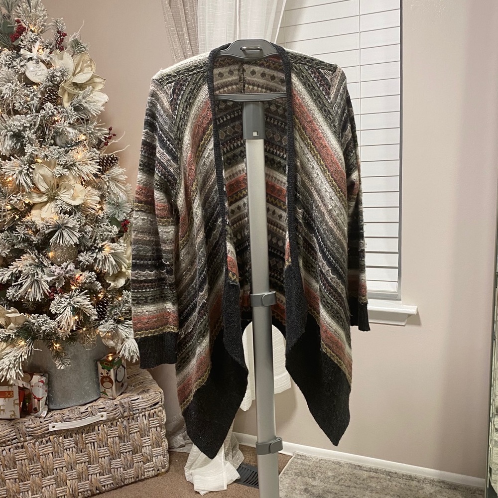 Printed Wool Cardigan